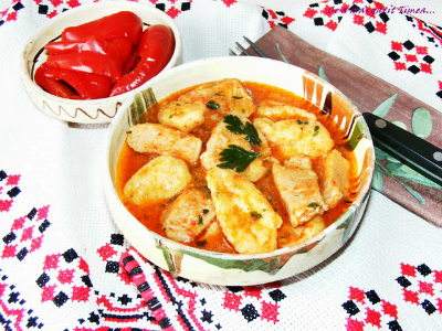 papricas de porc cu galuste
